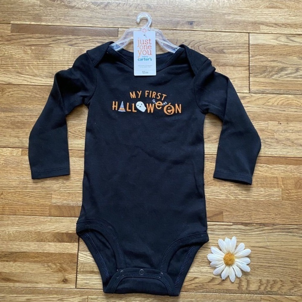 NWT Carters My First Halloween One‎ Piece Size 12 Mo